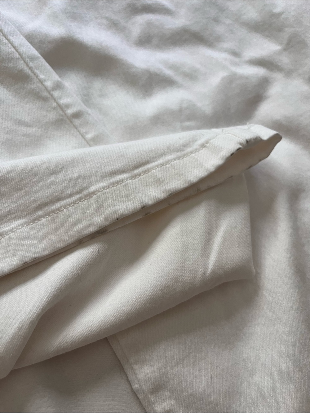 KUT From The KLOTH Jeans Meg Wide Leg White Twill Stretch Pants Size 10 - Picture 9 of 15